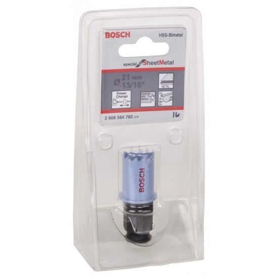 Bosch Special Serisi Metal Ve Inox Malzemeler için Delik Açma Testeresi 21 mm Bosch Special Serisi Metal Ve Inox Malzemeler için Delik Açma Testeresi 21 mm