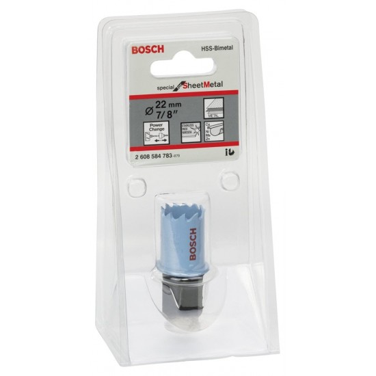 Bosch Special Serisi Metal Ve Inox Malzemeler için Delik Açma Testeresi 22 mm Bosch Special Serisi Metal Ve Inox Malzemeler için Delik Açma Testeresi 22 mm