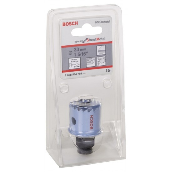 Bosch Special Serisi Metal Ve Inox Malzemeler için Delik Açma Testeresi 33 mm Bosch Special Serisi Metal Ve Inox Malzemeler için Delik Açma Testeresi 33 mm