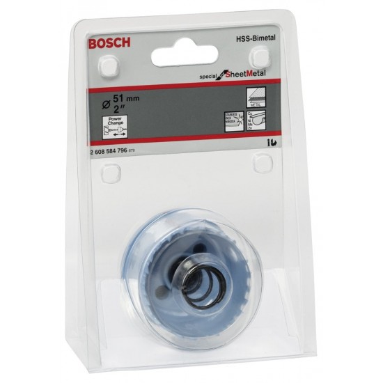 Bosch Special Serisi Metal Ve Inox Malzemeler için Delik Açma Testeresi 51 mm Bosch Special Serisi Metal Ve Inox Malzemeler için Delik Açma Testeresi 51 mm