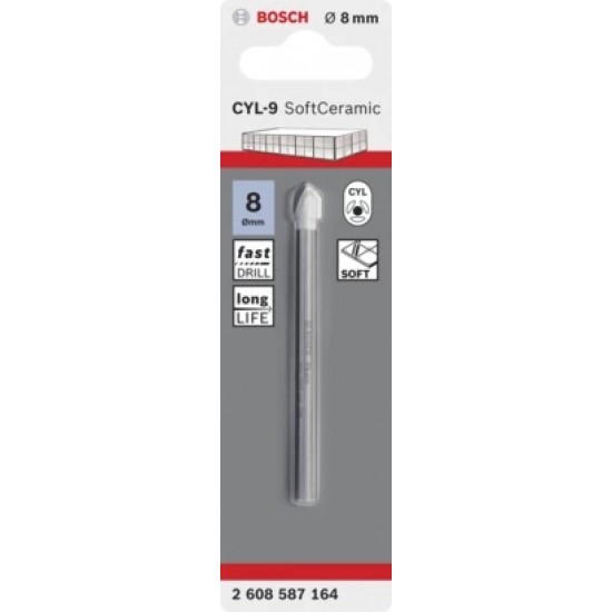 Bosch CYL-9 Serisi Seramik Matkap Ucu 8x80 mm