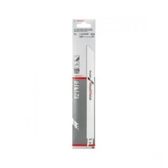 Bosch Flexible Serisi Ahşap Ve Metal için Panter Testere Bıçağı S 1122 HF - 5'li Bosch Flexible Serisi Ahşap Ve Metal için Panter Testere Bıçağı S 1122 HF - 5'li