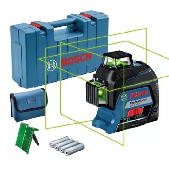 Bosch GLL 3-80 G Professional Çizgi Lazeri Bosch GLL 3-80 G Professional Çizgi Lazeri