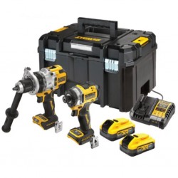 Dewalt DCK2200H2T 18V XR 5.0 AH Li-ion Premium PowerStack Kömürsüz İkiz Kit Dewalt DCK2200H2T 18V XR 5.0 AH Li-ion Premium PowerStack Kömürsüz İkiz Kit
