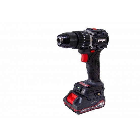 Grangos GCD25-T2 20V 2 Ah Çift Akülü Darbeli Matkap