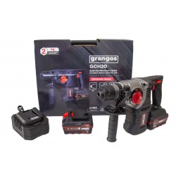 Grangos GCH20-F2 20V 5 Ah Çift Akülü SDS-Plus Kırıcı/Delici