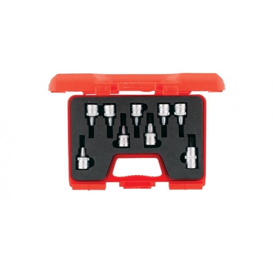 İzeltaş 1113 00 6009 1/2'' Lokmalı Star (Torx®) Uç Takımı 9 Parça