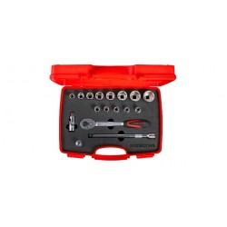 İzeltaş 1113002017 1/2" Altı Köşe Lokma Anahtar Takımı 17 Parça