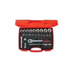 İzeltaş 1113002024 1/2" Altı Köşe Lokma Anahtar Takımı 24 Parça