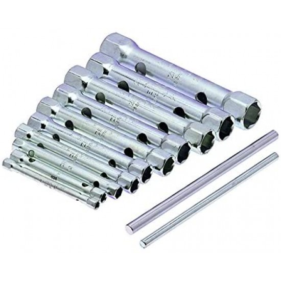 İzeltaş 1800002108 Kovan Anahtar Takımı İki Ağız (mil dahil) 8 Parça