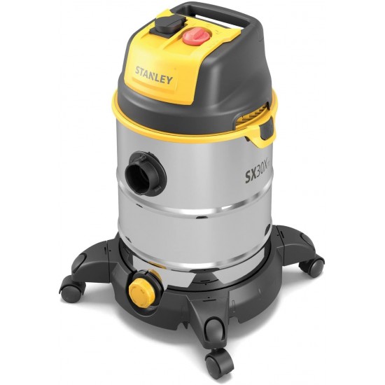Stanley SXVC30XTDE 1600 W 30 LT Islak/Kuru Elektrikli Süpürge